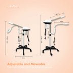 Ellie & Ruby Facial Steamer Magnifying Lamp - 2in1 Professional Beauty Machine
