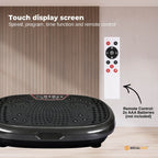 Black Mini Vibration Platform - Magnet Therapy Vibrating Machine Exercise Plate