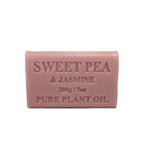 65x 200g Plant Oil Soap Sweet Pea Jasmine Scent Pure Natural Vegetable Base Bar
