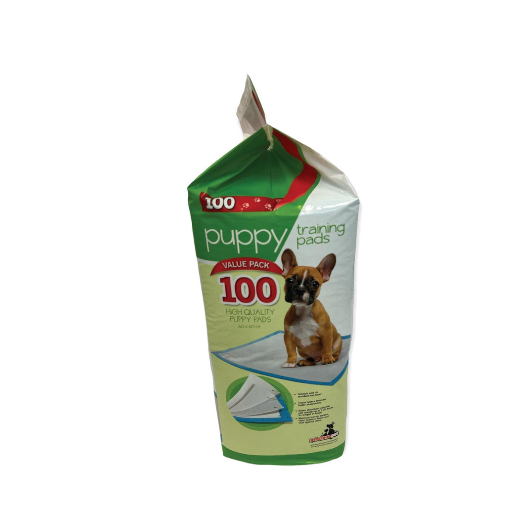 100 Pk Puppy Training Pads 60x60cm Dog Indoor Training Toilet Pee Absorbent Mat