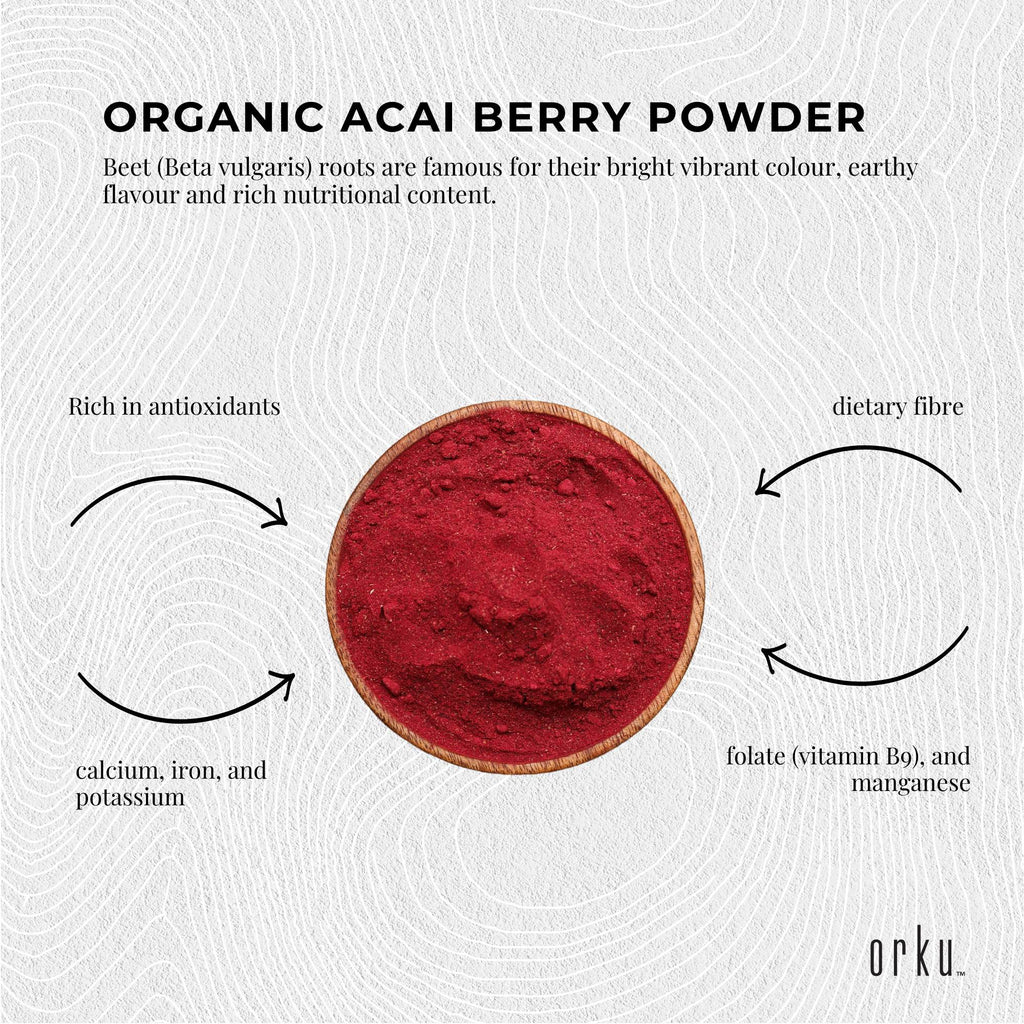 100g Organic Beetroot Powder Superfood Beet Root Supplement Beta Vulgaris