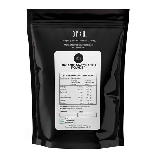 100g Organic Matcha Green Tea Powder Camellia Sinensis Leaf Supplement