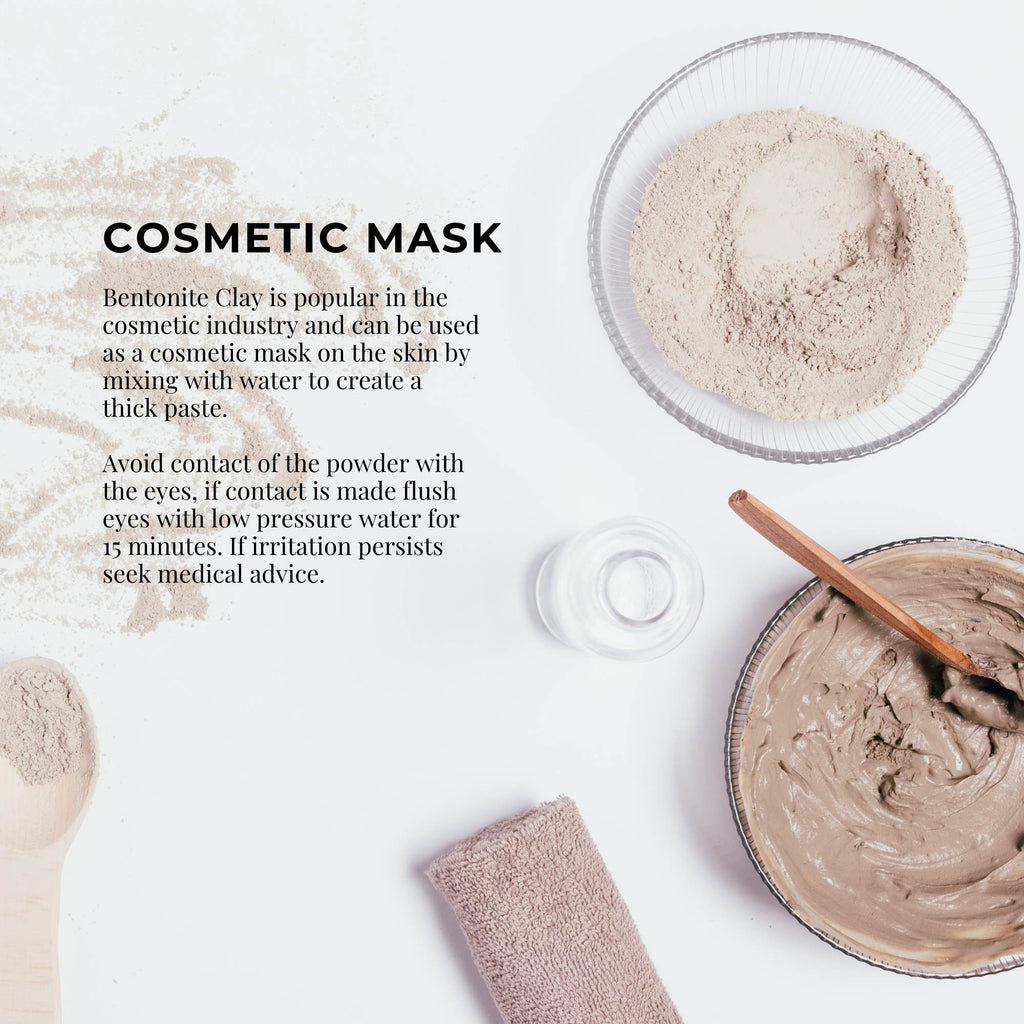 5Kg Organic Sodium Bentonite Clay Powder Tub Bucket - Cosmetic Montmorillonite