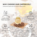 Orku 25ml Organic Castor Oil + Dropper - Hexane Free Cold Pressed
