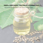 Orku 25ml Organic Castor Oil + Dropper - Hexane Free Cold Pressed