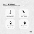 Orku 100ml Organic Castor Oil - Hexane Free Cold Pressed