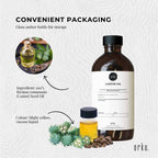 Orku 250ml Organic Castor Oil - Hexane Free Cold Pressed