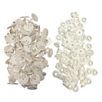 1-100 Cattle Number Ear Tag Set - Round White Pig Sheep Goat Livestock Label