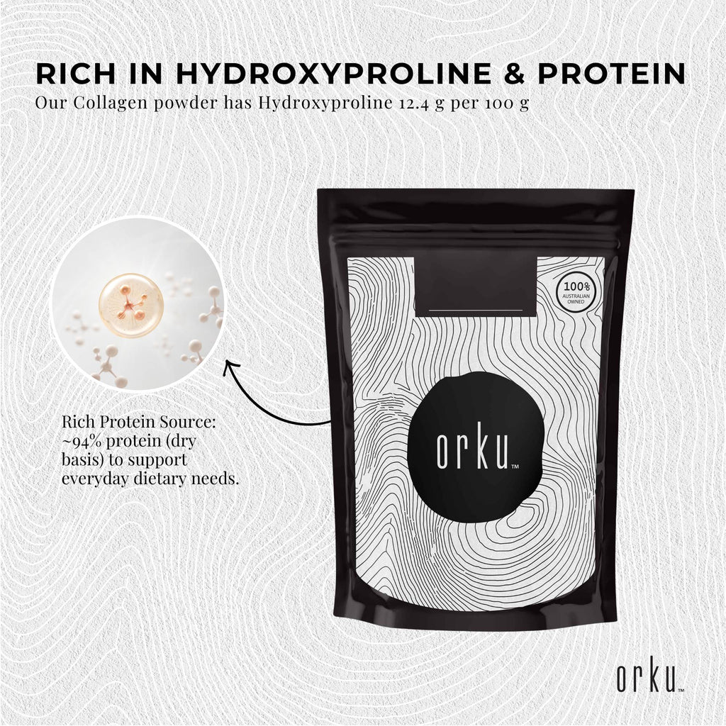 1Kg Collagen Powder - Bovine Hydrolysate Protein Peptide Supplement Unflavoured