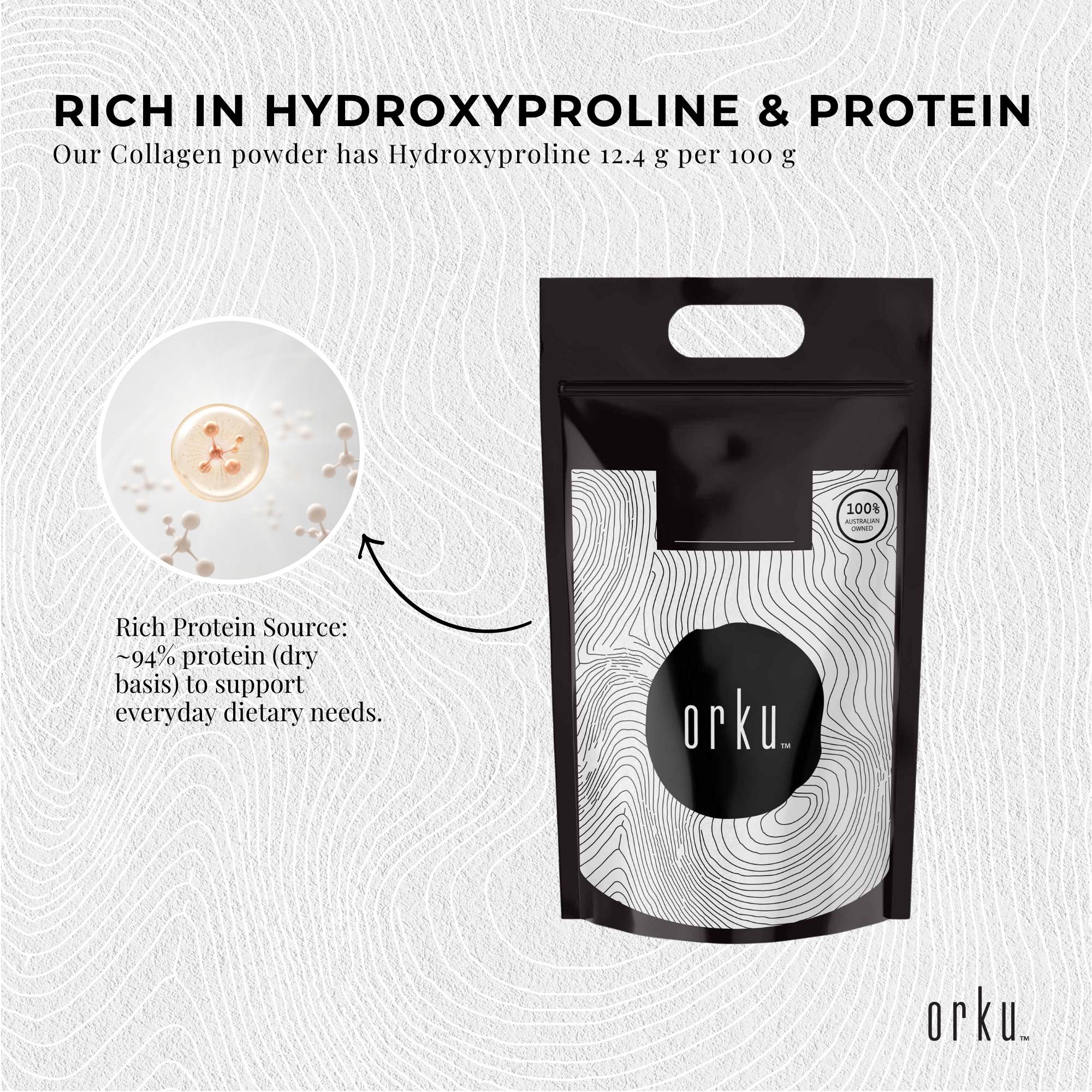 10Kg Collagen Powder - Bovine Hydrolysate Protein Peptide Supplement Unflavoured