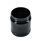 10x 1.5L Wide Mouth Plastic Jars and Lids Black - Empty Protein and Powder Tubs