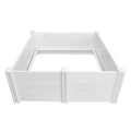 Rooster Farms Dog Whelping Box 0.95m x 0.95m x 0.48m - Puppy Birthing PVC Pen