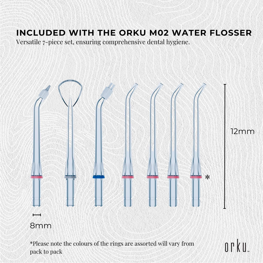 Water Jet Dental Flosser 600ml Black - Electric Oral Pressure Tooth Irrigator