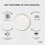 Orku 2Kg Myo Inositol Powder - USP Grade High Purity Unflavoured