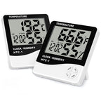 Miosh Indoor Temperature and Humidity Thermometer White