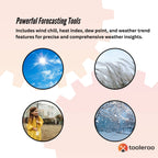 Tooleroo Weather Station 7-in-1 Professional Home Forecast Outdoor Sensor