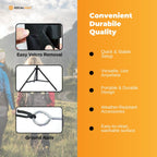 120â€ Portable Movie Projector Screen - Outdoor Indoor 16:9 4K Tripod Stand Case