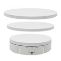 Tooleroo Electric 360 Rotating Product Display Stand White for Merchandise Video