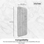 Kitchee Replacement Microfibre Mop Pad for Kitchee Refillable Spray Floor Mop