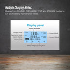 LiitoKala Lii-M4 Smart Battery Charger LCD - 4-Slot USB for 18650 AA AAA Li-ion