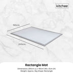 Kitchee Kids Foam Floor Play Mat 150x200cm – Padded Thick Soft Tatami Style Grey