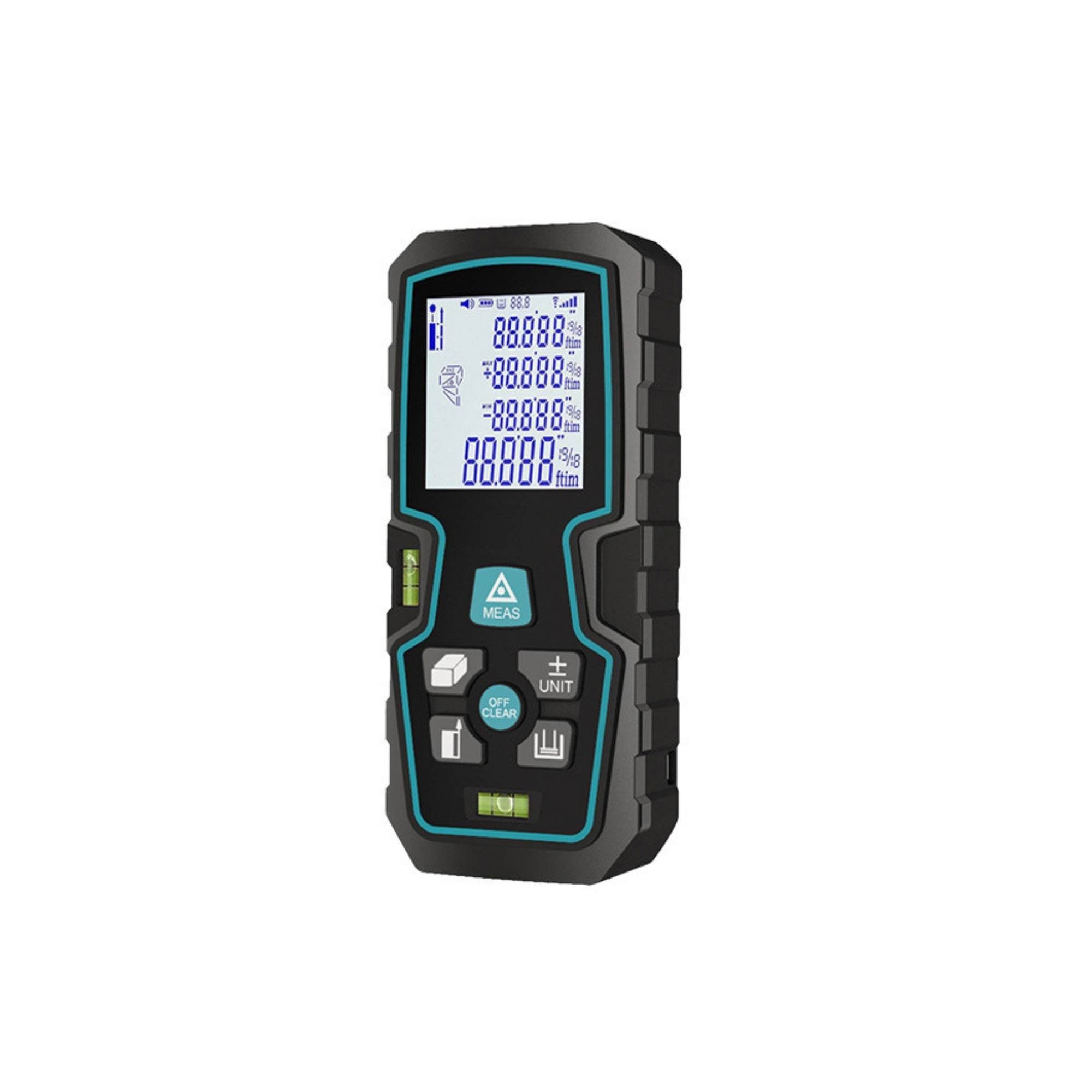 Tooleroo 40m Digital Laser Distance Measurer - LCD Area Volume Meter Tool