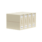 4x Kitchee Foldable Bed Sheet Storage Box – Linen & Closet Organiser Beige