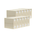 10x Kitchee Foldable Bed Sheet Storage Box – Linen & Closet Organiser Beige
