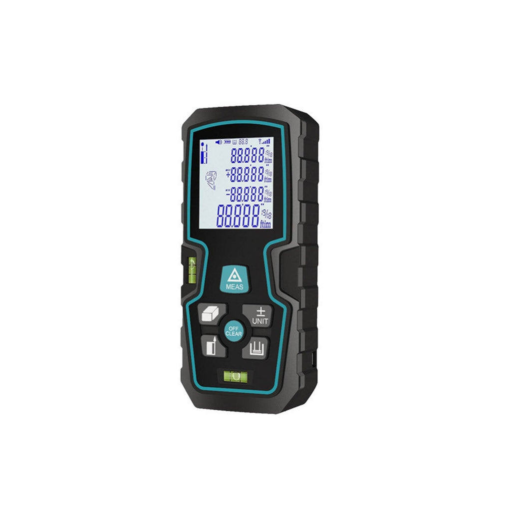 Tooleroo 100m Digital Laser Distance Measurer - LCD Area Volume Meter Tool