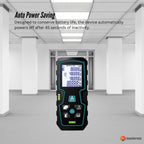 Tooleroo 100m Digital Laser Distance Measurer - LCD Area Volume Meter Tool