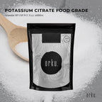 Orku 2Kg Potassium Citrate Food Grade - Granular BP USP FCC E332 Additive
