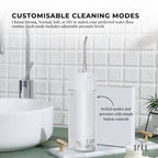 Orku Mini Water Flosser Rechargeable Portable Extendable Travel Oral Irrigator White