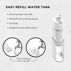 Orku Mini Water Flosser Rechargeable Portable Extendable Travel Oral Irrigator White