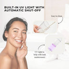 Orku Mini Water Flosser Rechargeable Portable Extendable Travel Oral Irrigator White