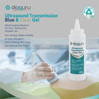Diaguru 5x 250ml Ultrasound Sonogram Gel - Conductive Transmission ECG Doppler