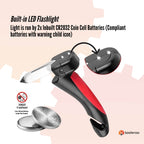 Tooleroo Car Cane Door Handle - Portable Elderly Stand Aid LED Light Hammer