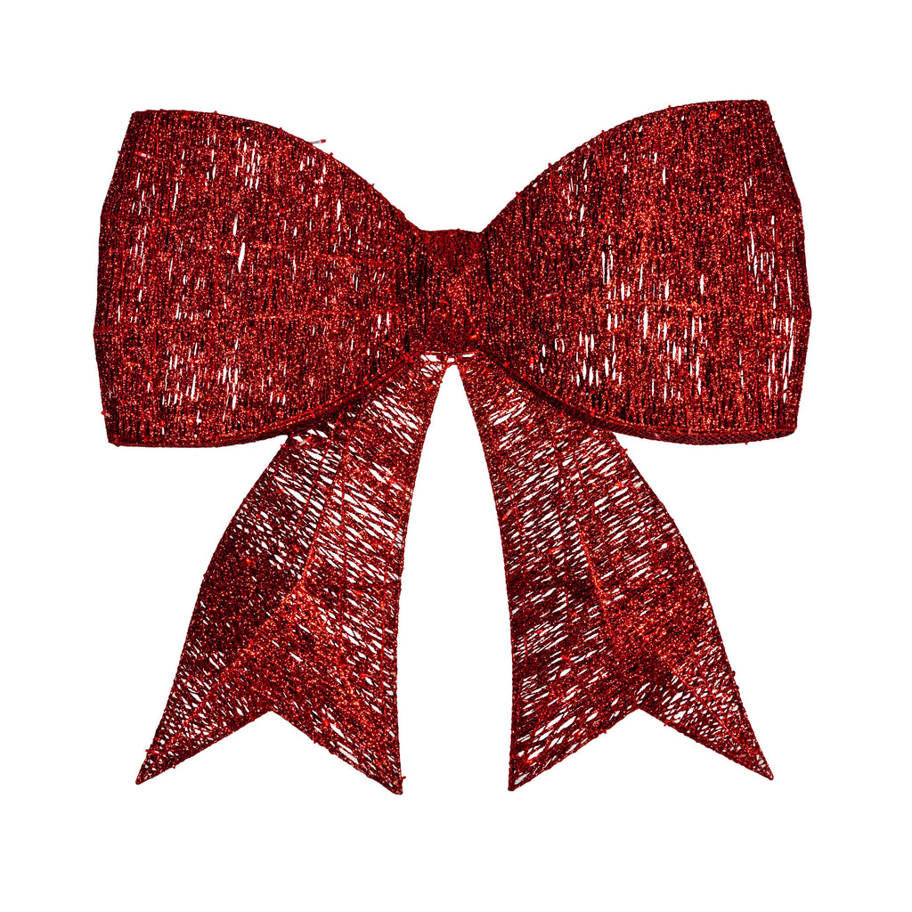 Christabelle 91cm Christmas Display Bow With Led And Twinkle Lights Festive Decoration
