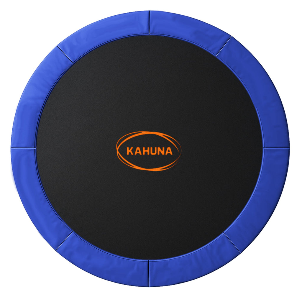 Kahuna 6ft Trampoline Replacememnt Safety Pad Cover and Spring Jumping Bounce Mat Blue