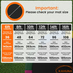 Kahuna 6ft Replacement Trampoline Safety Pad Cover and Jumping Spring Mat - Pink