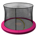 Kahuna 14ft Trampoline Pad and Net - Pink