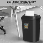 Centurion 25L 12-Sheet Paper Shredder Electric Cross-Cut Home & Office Cutter