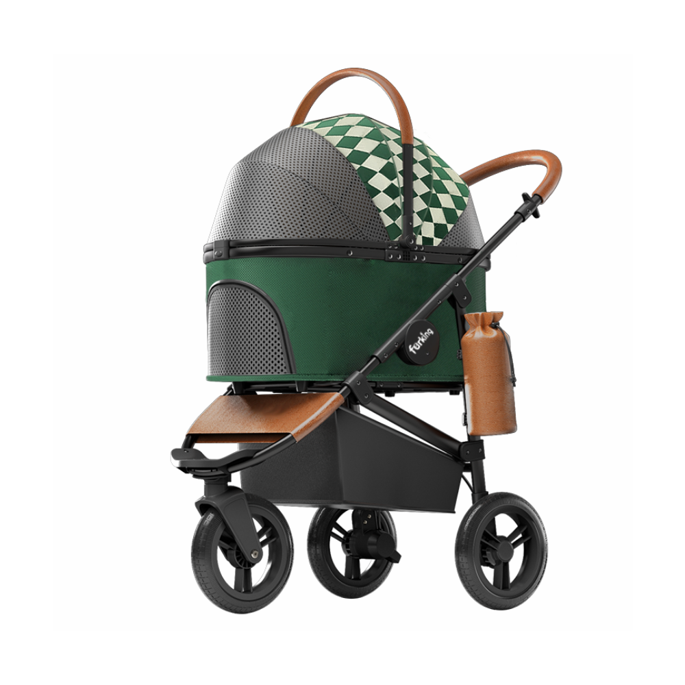 Fur King Jogger Pet Pram / Stroller - Black