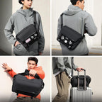 ULANZI BP11 8L Camera Sling Bag with Tripod Holder for Men Women, Lightweight Splash-proof DSLR/Mirrorless Anti-Theft Crossbody Bag for Travel Hiking Photography Customizable Front Pocket Camera Bag