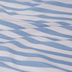 Ardor Frankie Blue Stripe Yarn Dyed Reversible Quilt Cover Set King