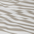 Ardor Frankie Natural Stripe Yarn Dyed Reversible Quilt Cover Set King