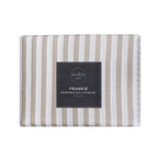 Ardor Frankie Natural Stripe Yarn Dyed Reversible Quilt Cover Set King