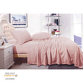 Shangri La Cashmere Touch Micro Flannelette Sheet Set Dusty Pink Double