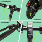 BUNA ULTRA Electric Scooter for Adults, 500W Motor, 35KM/H, 55 KM Range, 10" Pneumatic Tires