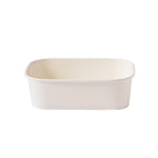 Kraft Paper Bowl for Takeaway Leak-Proof Disposable Food Container - White-Paper Lid-300pcs