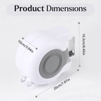 Double Clothes Line Wall Hanger Retractable Clothesline Clothes Dryer 13m Indoor